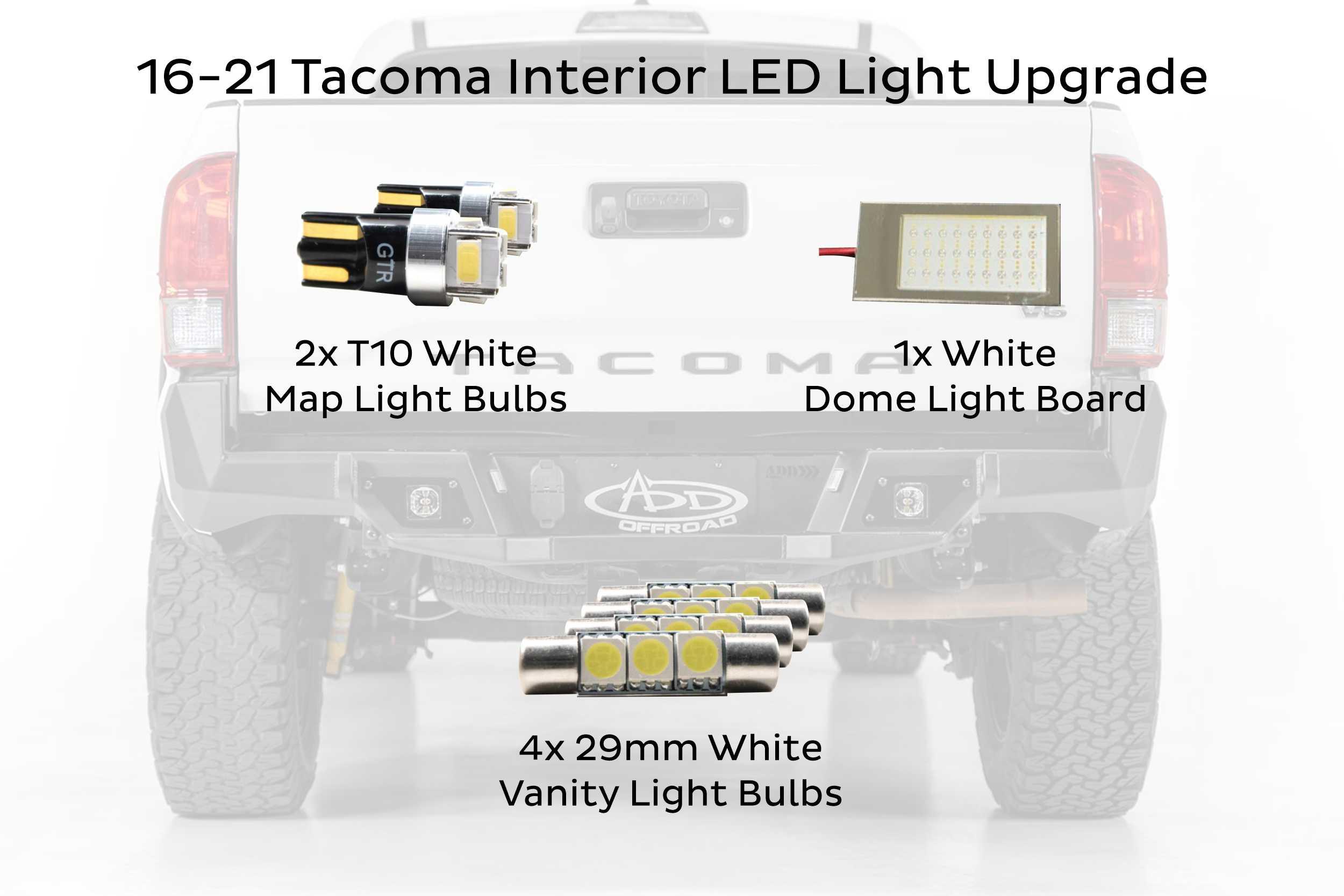 Toyota Tacoma (16+): XB LED Headlights Plug-N-Play | TRS LF530.2-ASM